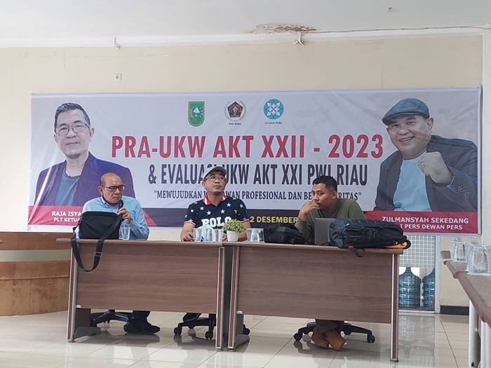 Pelantikan Kepengurusan PWI Riau Dijadwalkan Januari 2024